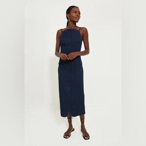 Tuckernuck Denim Lilliana Midi Dress Women’s Small NWT